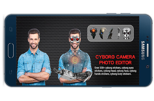 دانلود نرم افزار اندروید Cyborg Camera v1.5.8