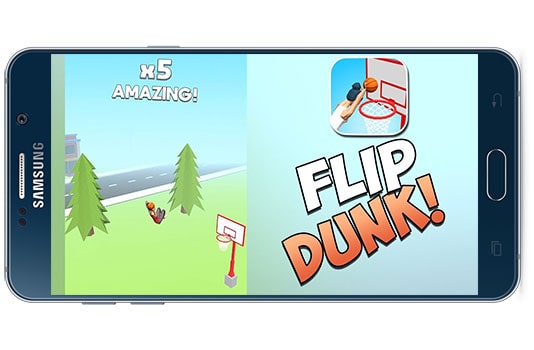 دانلود بازی اندروید Flip Dunk v1.60