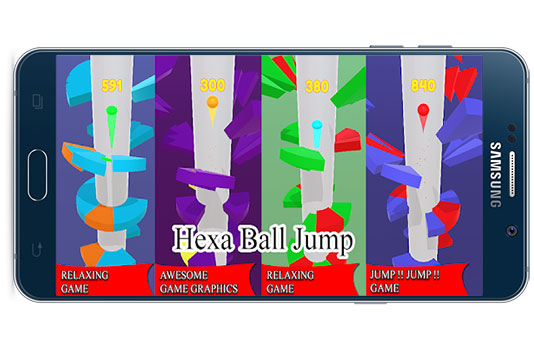 دانلود بازی Hexa Ball Jump 2019 v3.8