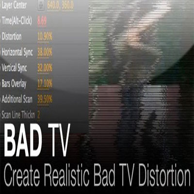 دانلود نرم افزار Rowbyte Bad TV v2.1.4 for After Effects