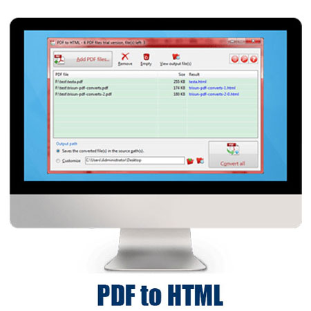 دانلود نرم افزار TriSun PDF to HTML v6.0 Build 036 نسخه ویندوز