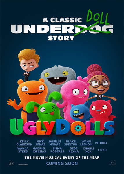 دانلود انیمیشن UglyDolls 2019 با کیفیت 1080p و 720p
