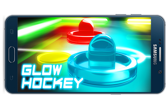 دانلود بازی اندروید Glow Hockey v1.3.8