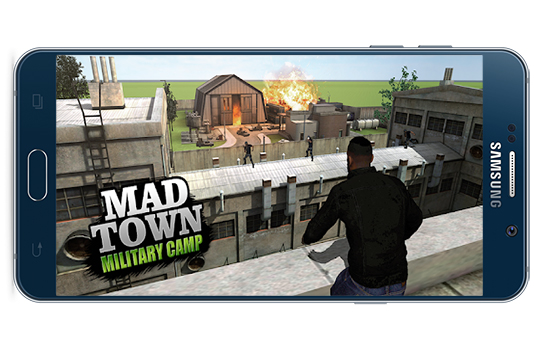 دانلود بازی اندروید Mad Town Military Camp v1.03