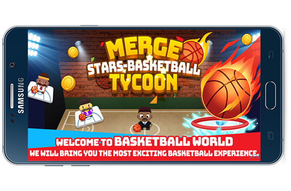 دانلود بازی اندروید Merge Stars – Basketball Tycoon v105.0