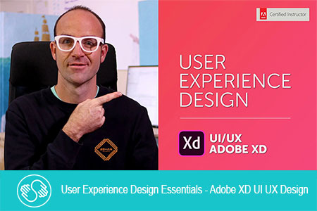 دانلود فیلم آموزش طراحی UI و UX در نرم افزار Adobe XD