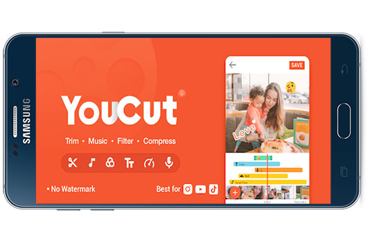 دانلود برنامه YouCut – Video Editor v1.542.1153 برای اندروید