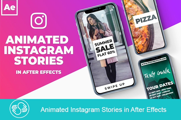 فیلم آموزشی Animated Instagram Stories in After Effects