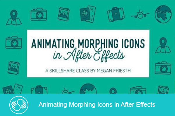 دانلود فیلم آموزشی Animating Morphing Icons in After Effects