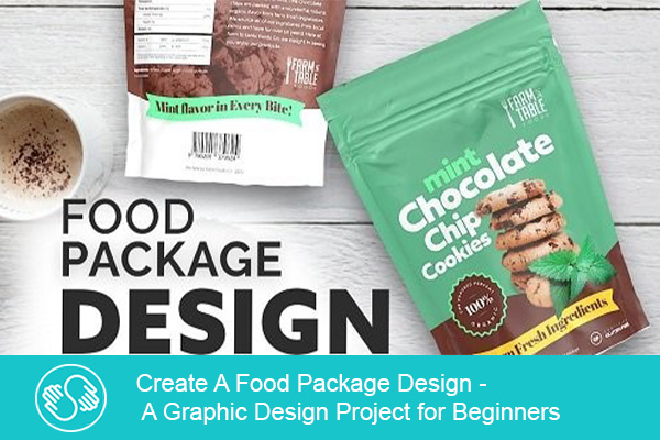 آموزش ایجاد یک بسته بندی مواد غذایی – یک پروژه طراحی گرافیکی