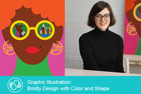 فیلم آموزشی تصویر گرافیکی: طراحی جسورانه با رنگ و شکل