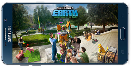 دانلود بازی اندروید ماینکرافت ارث Minecraft Earth v0.33.0
