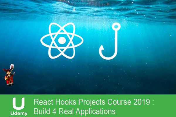 آموزش  React Hooks Projects Course : Build 4 Real Applications