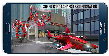 دانلود بازی اندروید Super Shark Robot Wars Transform v10.0