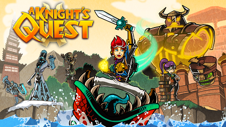 دانلود بازی کامپیوتر ماجرایی A Knights Quest نسخه CODEX