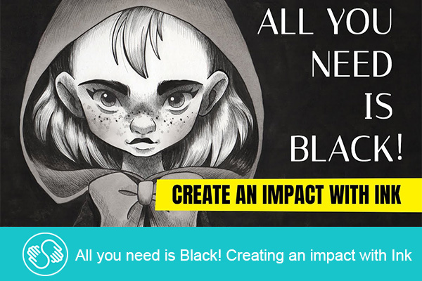 دانلود فیلم آموزشی All you need is Black! Creating an impact with Ink