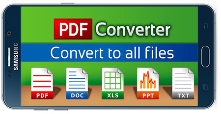 دانلود نرم افزار اندروید PDF CONVERTER: Files to PDF v8.7.1