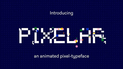 دانلود نرم افزار Pixelar Animated Typeface v1.3 – Mac