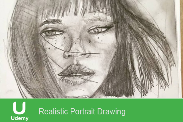 فیلم آموزشی طراحی واقعی پرتره Realistic Portrait Drawing