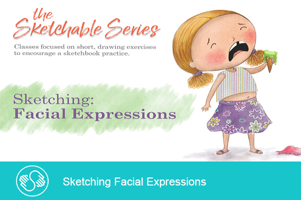دانلود فیلم آموزشی طراحی چهره Sketching Facial Expressions