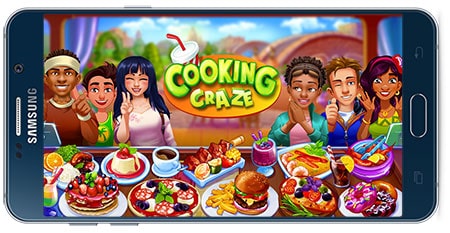 دانلود بازی اندروید شوق پخت و پز Cooking Craze v1.62.1