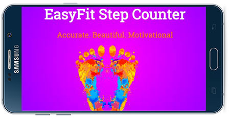 نرم افزار اندروید گام شمار EasyFit Step Counter Pro v1.5.0