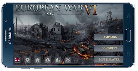 دانلود بازی اندروید جنگ اروپا European War 6: 1914 v1.1.4