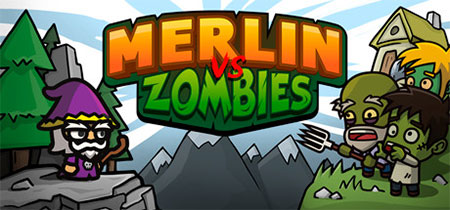 دانلود بازی کامپیوتر اکشن Merlin vs Zombies نسخه Portable