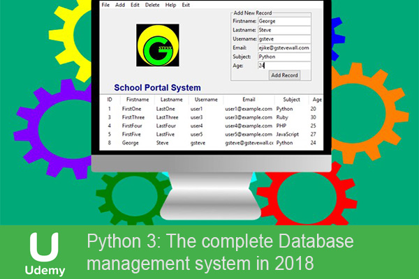 دانلود فیلم آموزشی پایتون 3: سیستم کامل مدیریت پایگاه داده