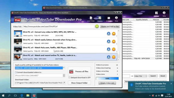 ChrisPC VideoTube Downloader Pro 14.23.0627 for windows instal