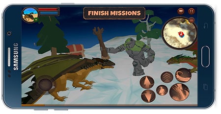 دانلود بازی اندروید Dragon Simulator 3D v1.091