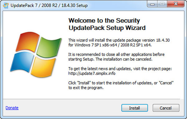 UpdatePack7R2 23.9.15 download the new version
