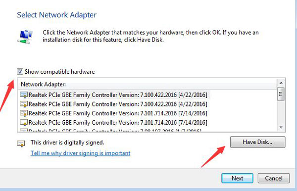 download the new Intel Ethernet Adapter Complete Driver Pack 28.1.1