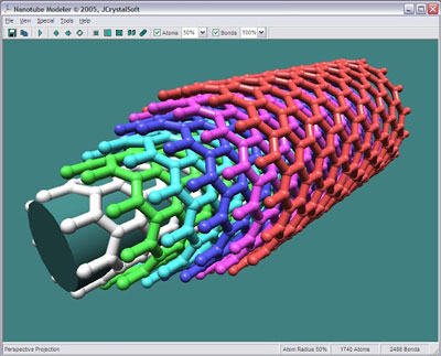 دانلود نرم افزار Nanotube Modeler v1.7.9