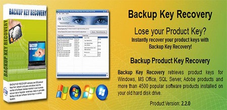 دانلود نرم افزار Nsasoft Backup Key Recovery v2.2.6.0 نسخه ویندوز