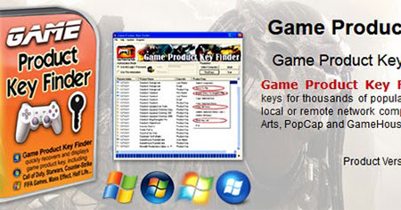 دانلود نرم افزار Nsasoft Game Product Key Finder v1.2.9.0 ویندوز