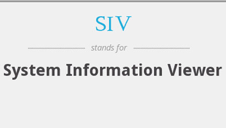 for windows instal SIV 5.71 (System Information Viewer)