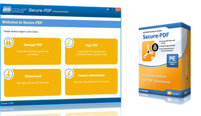 دانلود نرم افزار Secure-PDF Professional v2.001 نسخه ویندوز