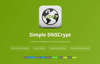 دانلود نرم افزار Simple DNSCrypt v0.7.1 x64 نسخه ویندوز