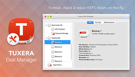 دانلود نرم افزار Tuxera NTFS v2019 نسخه مک