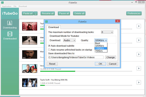 iTubeGo YouTube Downloader for ipod instal