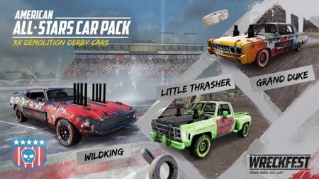دانلود بازی Wreckfest – American All-Stars Car Pack – CODEX