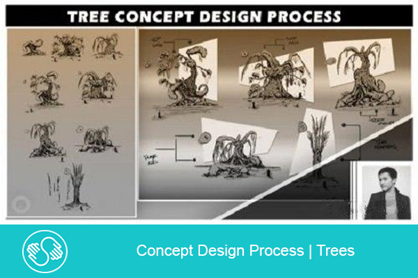دانلود فیلم آموزشی فرایند طراحی مفهومی – درختان
