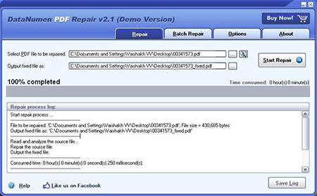 دانلود نرم افزار DataNumen PDF Repair v2.3.0 نسخه ویندوز