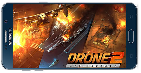 دانلود بازی اندروید Drone -Air Assault v2.2.133 همراه دیتا