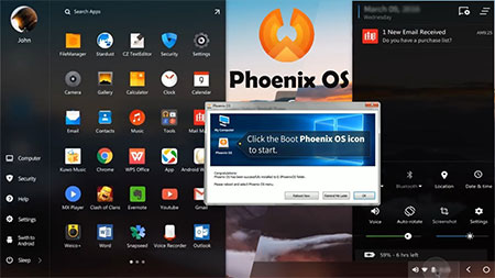دانلود نرم افزار Phoenix OS v3.6.1 نسخه ویندوز