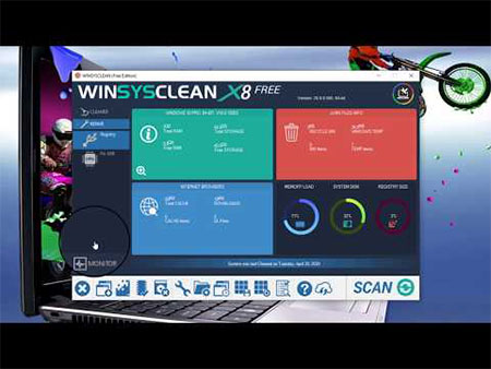 دانلود نرم افزار WinSysClean X10 Free v20.0 نسخه ویندوز