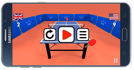 دانلود بازی اندروید تنیس روی میز Table Tennis 3D v2.1