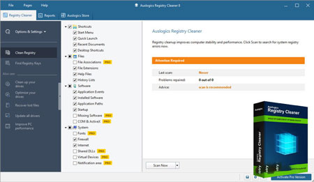 دانلود نرم افزار Auslogics Registry Cleaner Professional v8.5.0.2 ویندوز