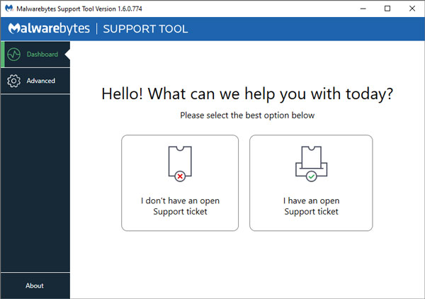 malwarebytes support tool download